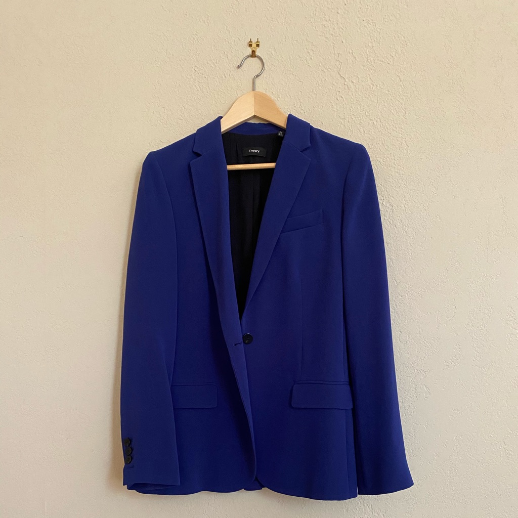 Theory Summer Suits (Royal Blue, Made In Usa)